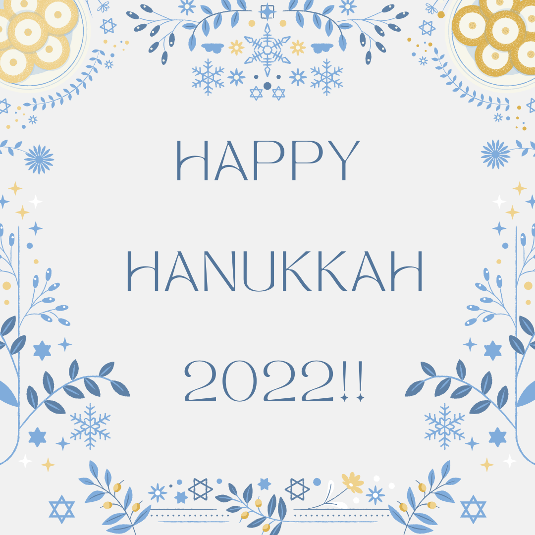 Happy Hanukkah 2022 Heart S Forever