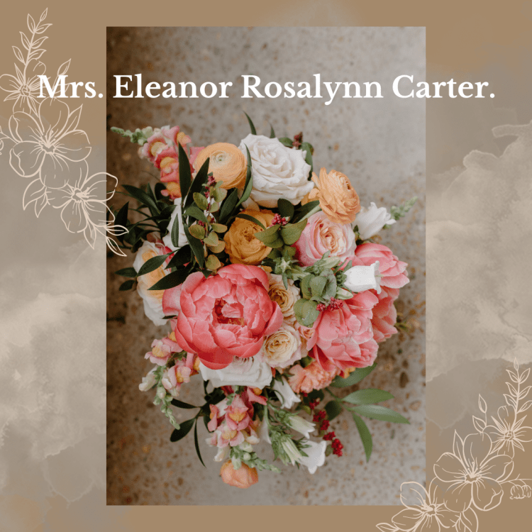 GET WELL SOON MRS.&nbsp;CARTER.